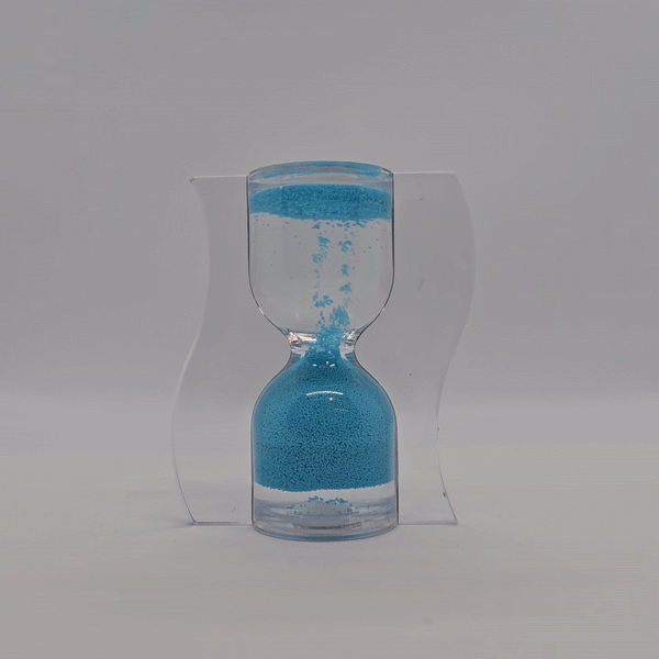 Paradox III Sanduhr Hellblau